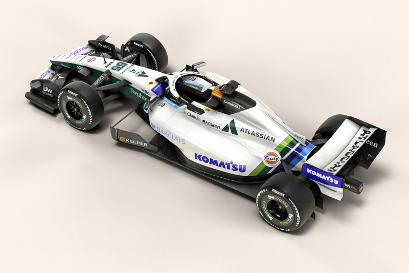 Williams показал бело-зелёный болид для гонки в Мадриде